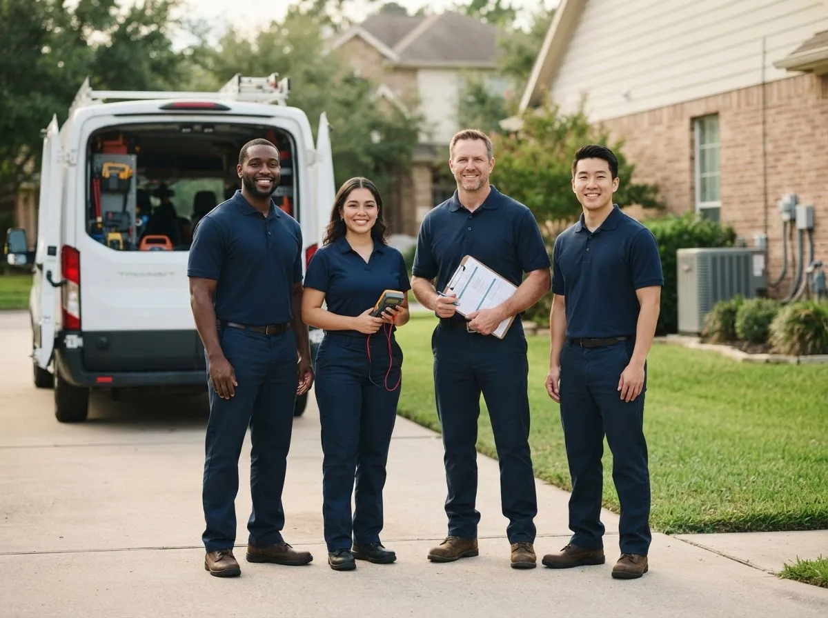 Certified HVAC technician near Huntington, TX